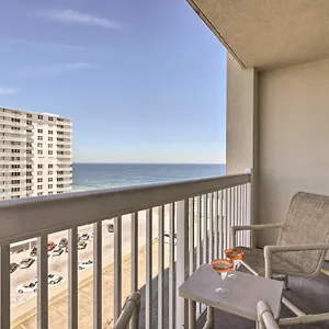 Ocean-view Daytona Retreat With Balcony Apartment
